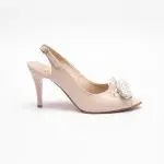 Brautschuhe Lilly Diamond Ivory Leder