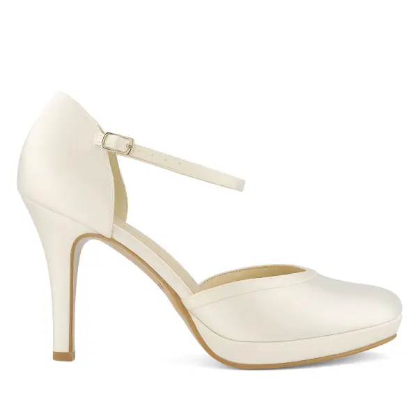 Brautschuhe Avalia DONA Ivory Satin
