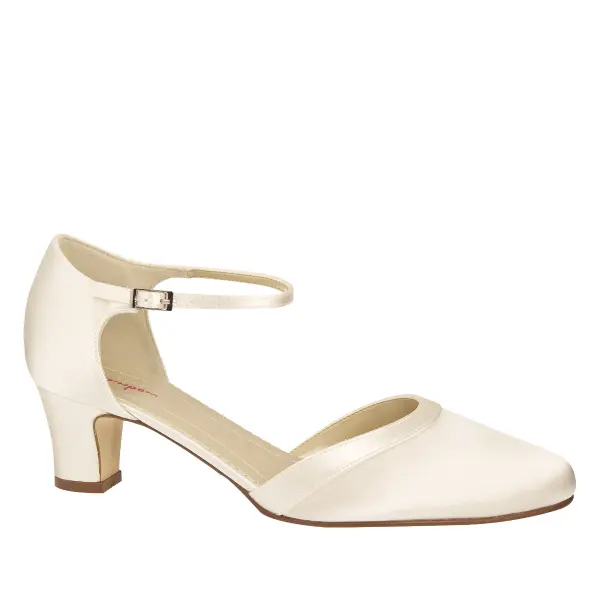 Brautschuhe Anika von Rainbow Club in Ivory aus Satin