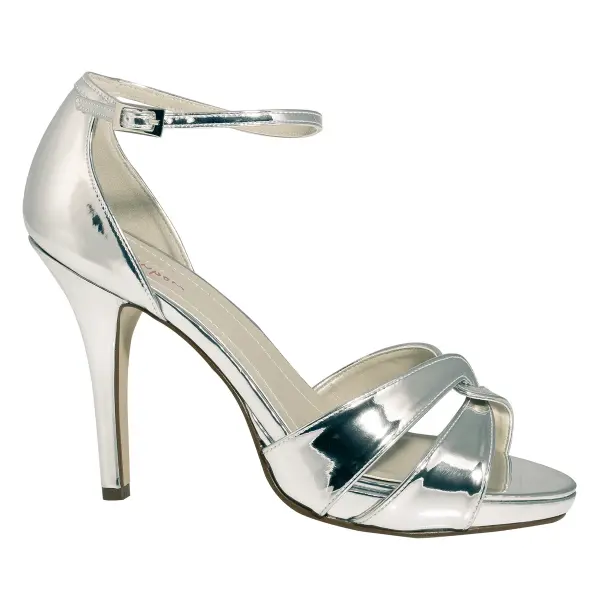 Brautschuhe Cate Silber von Rainbow Club