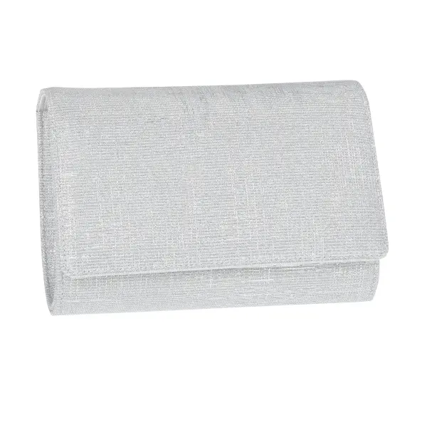 Brauttasche Dafnee Silber Metallic von Rainbow Club mit Glitzern