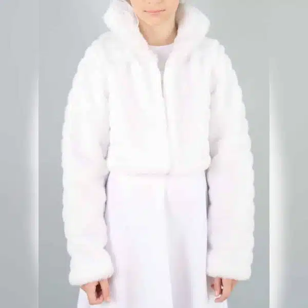 Kommunion Kunstfell-Jacke Dalary DK-B22