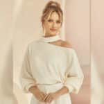 Bolero Braut-Strickpullover Avalia E362