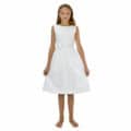 Kommunionkleid Greta weiß Bohostil
