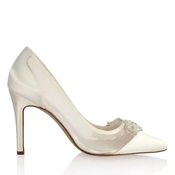 Brautschuhe Rainbow Club Tammi Ivory Kristalle