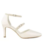 Brautschuhe Linda von Avalia aus Satin Ivory