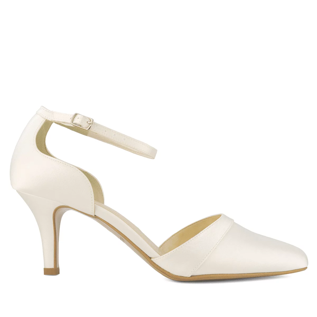 Brautschuhe Mira von Avalia Satin Ivory