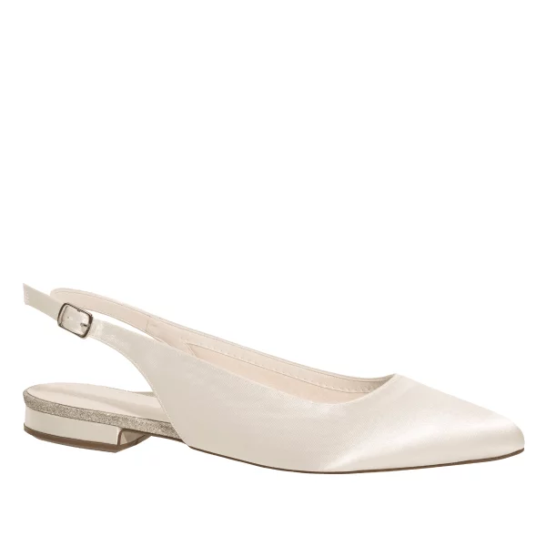 Brautschuhe Alise von Rainbow Club in Ivory aus Satin