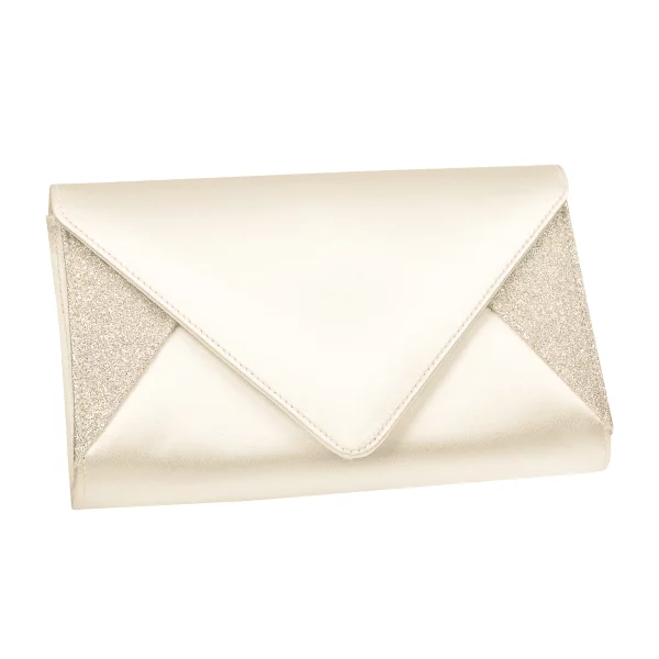 Brauttasche Diane Ivory von Rainbow Club aus Satin