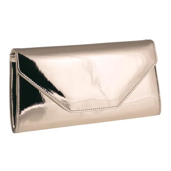 Brauttasche Saskia Gold von Rainbow Club mit Spiegeloberfläche