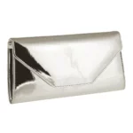 Brauttasche Saskia Silber von Rainbow Club mit Spiegeloberfläche