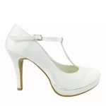 Brautschuhe Melina Satin Ivory