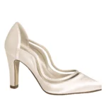Brautschuhe Farrah von Rainbow Club in Ivory aus Satin