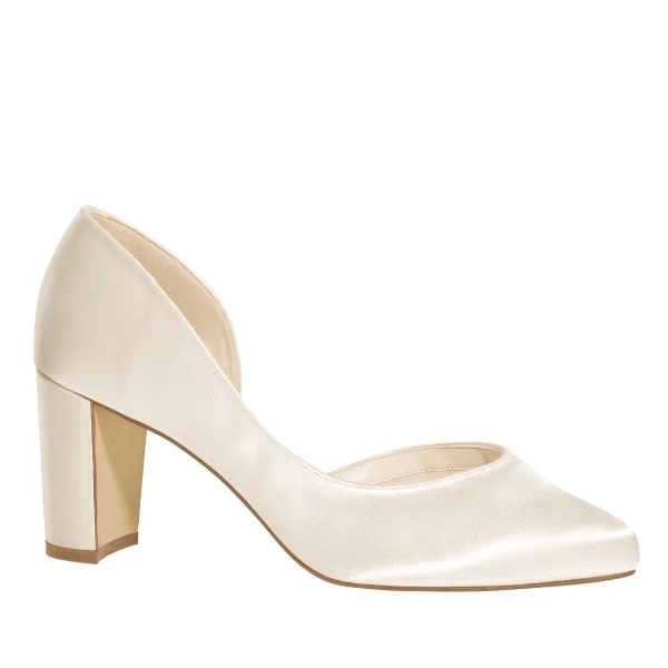 Brautschuhe Jaylin von Rainbow Club in Ivory aus Satin