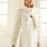Brautjacke aus Kunstfell Avalia E305