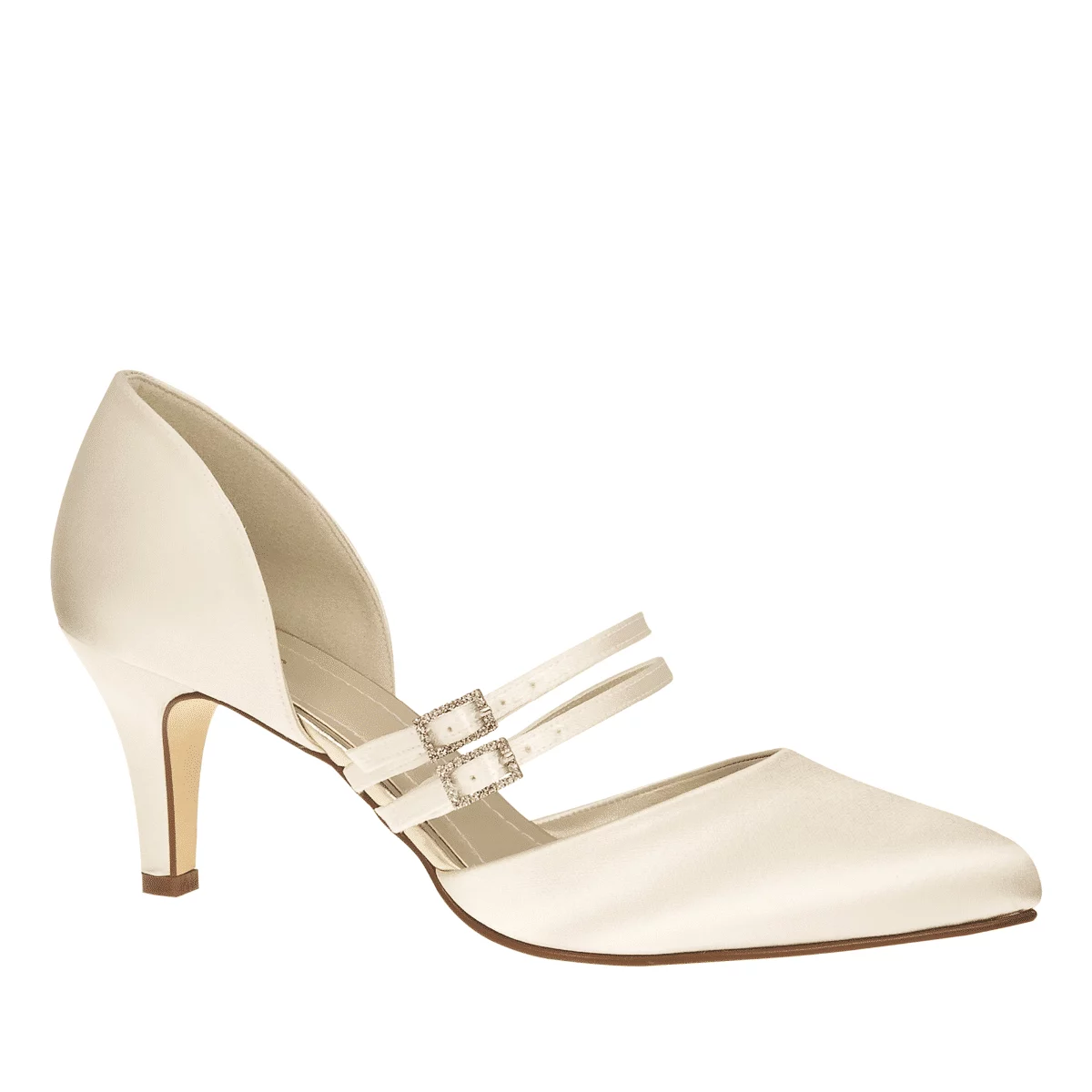 Brautschuhe Misty von Rainbow Club in Ivory aus Satin