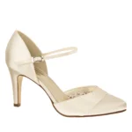 Brautschuhe Passionberry von Rainbow Club aus Satin in Ivory
