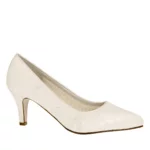 Brautschuhe Pattie von Rainbow Club in Ivory aus Satin