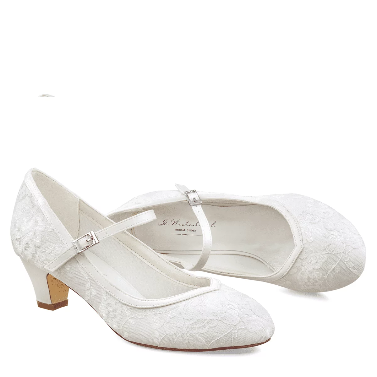 Brautschuhe G. Westerleigh Flora Ivory – Bild 3