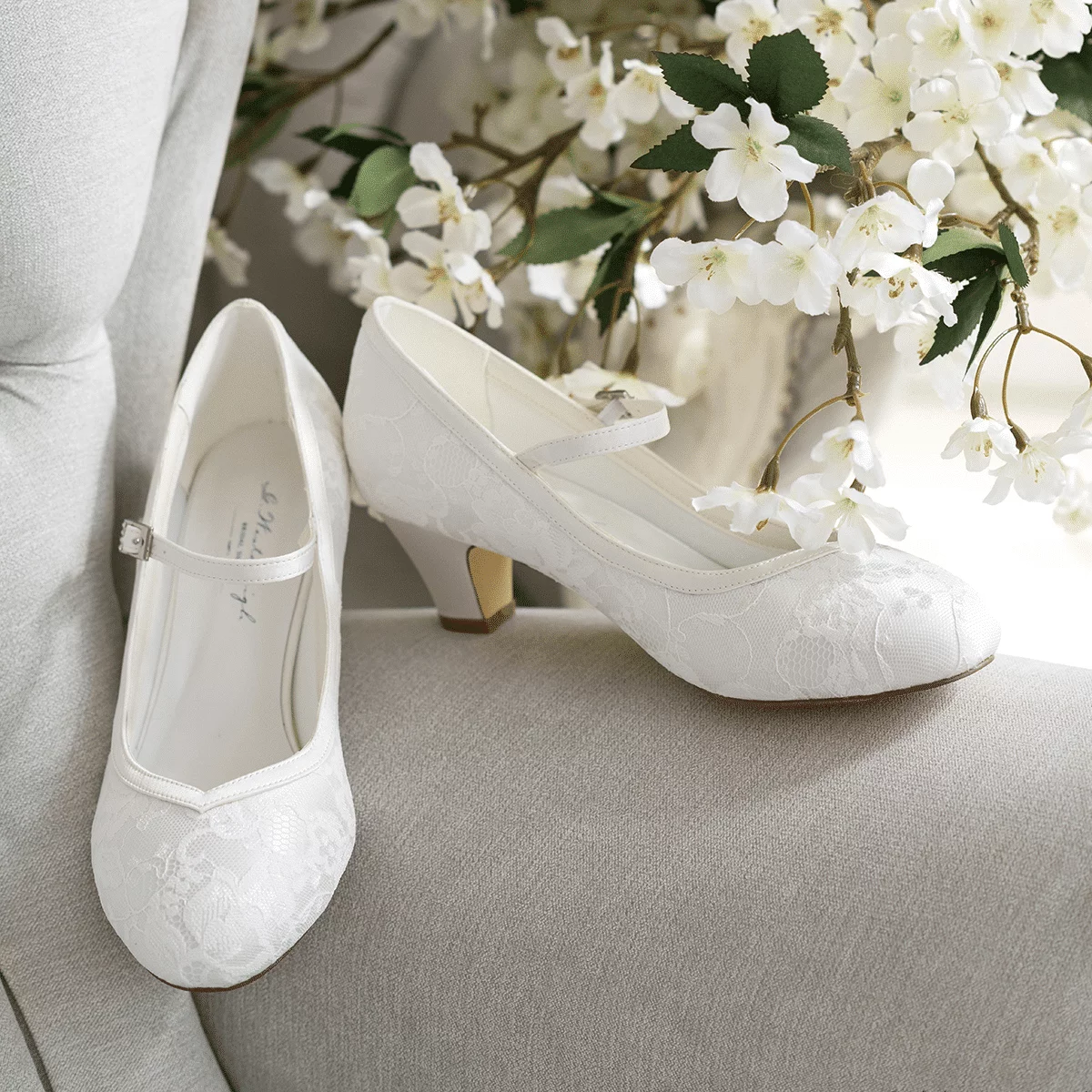 Brautschuhe G. Westerleigh Flora Ivory – Bild 5