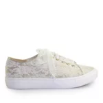 Sneaker White Lady 937 Champagne Spitze