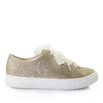 Sneaker White Lady 937 Champagne Glitzer