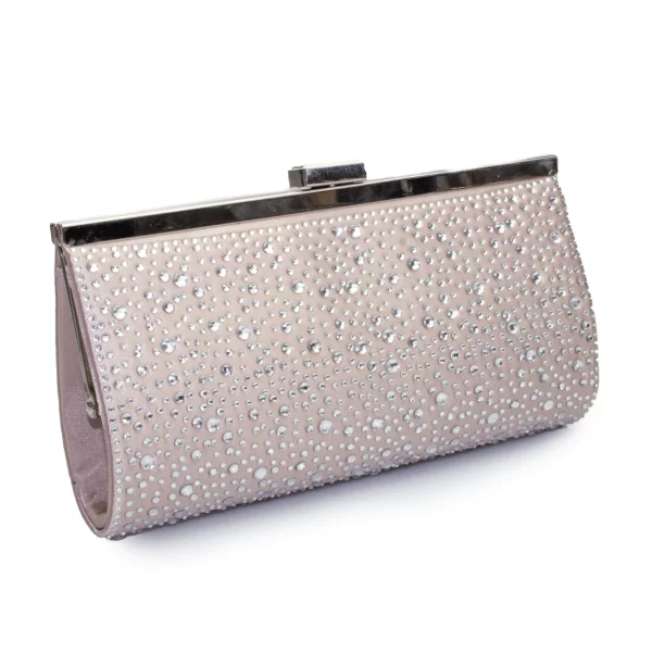 Handtasche Valentina Rosé-Zirkonia