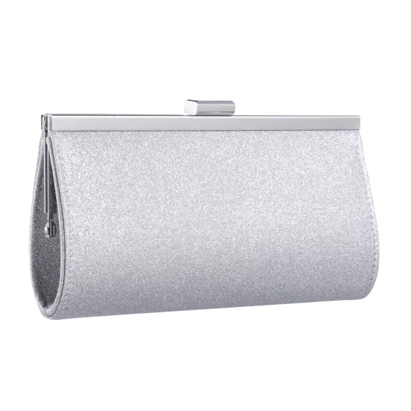 Handtasche Vanessa Silber-Glitter