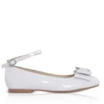 Kommunionschuhe Macie Weiß Leder The Perfect Bridal Company