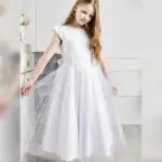 Kommunionkleid Dalary DK-220 Weiß