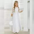 Kommunionkleid Dalary DK-305 Weiß