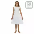 Kommunionkleid Greta weiß (XS) Bohostil