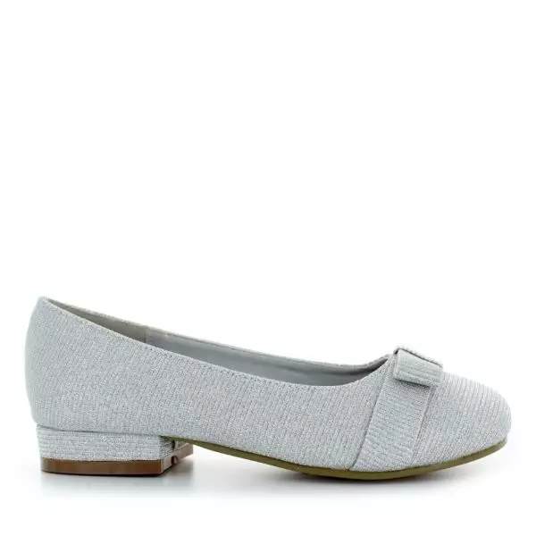 Kommunionschuhe White Lady 900 silber Glitter