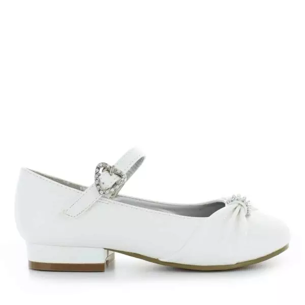 Kommunionschuhe White Lady 901 weiß Leder