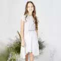 Mädchenkleid Dalary DK-D4 Weiß