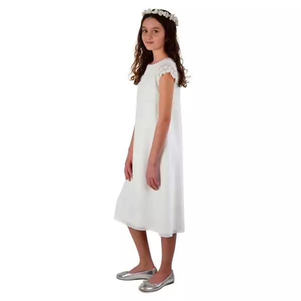Kommunionkleid Ingrid ivory Spitze
