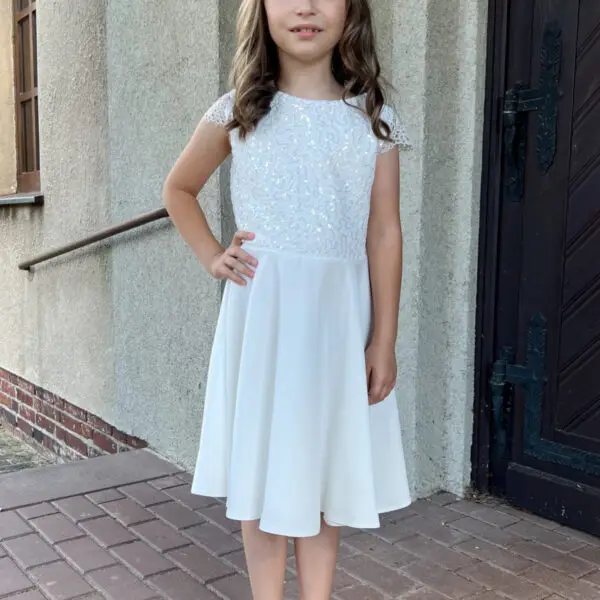 Kommunionkleid Dalary DK-330 Ivory