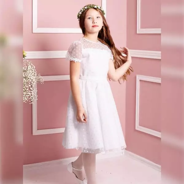 Kommunionkleid Dalary DK-405 Weiß