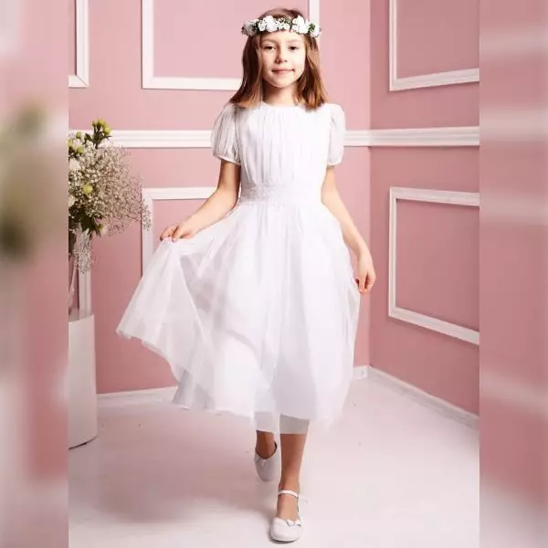 Kommunionkleid Dalary DK-407 Weiß