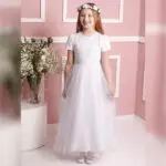 Kommunionkleid Dalary DK-410 Weiß