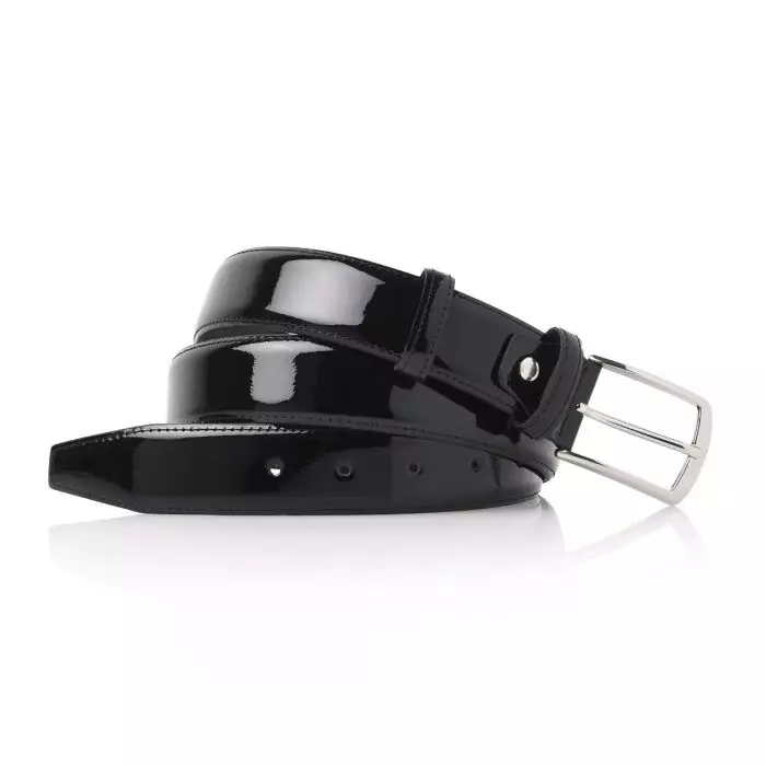 Ledergürtel Danny Patent Leather- Black